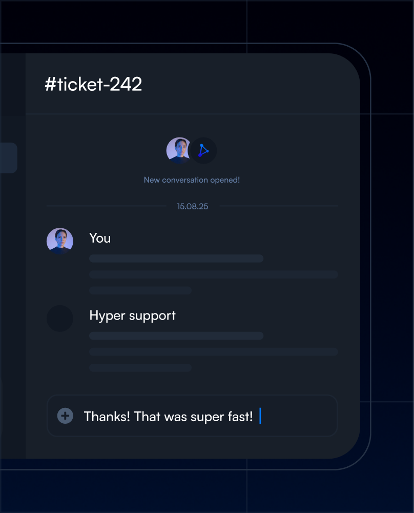 Expert Support Feature